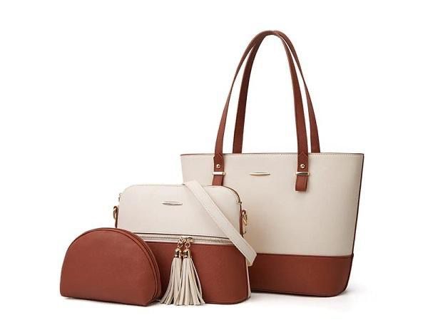 REXINE PLAIN SHOULDER BAG 3 pics